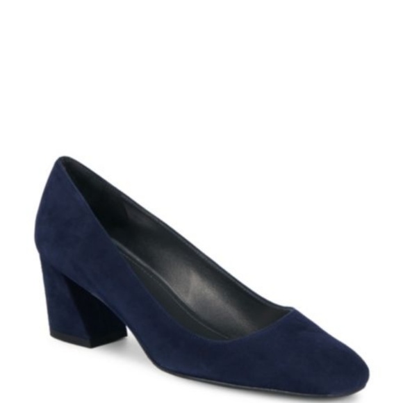 Stuart Weitzman Shoes - Stuart Weitzman | Navy Blue Block Heels